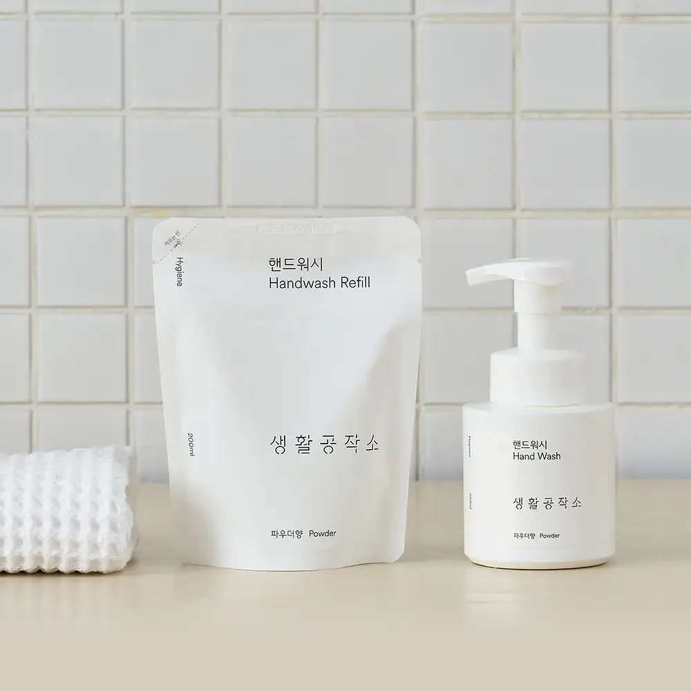 생활공작소 핸드워시 용기 250mlx1개 + 리필 200mlx3개 향 택1