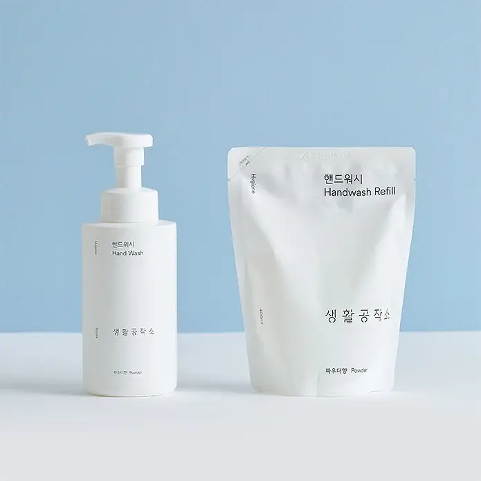 생활공작소 핸드워시 용기 500mlx1개 + 리필 400mlx3개 향 택1