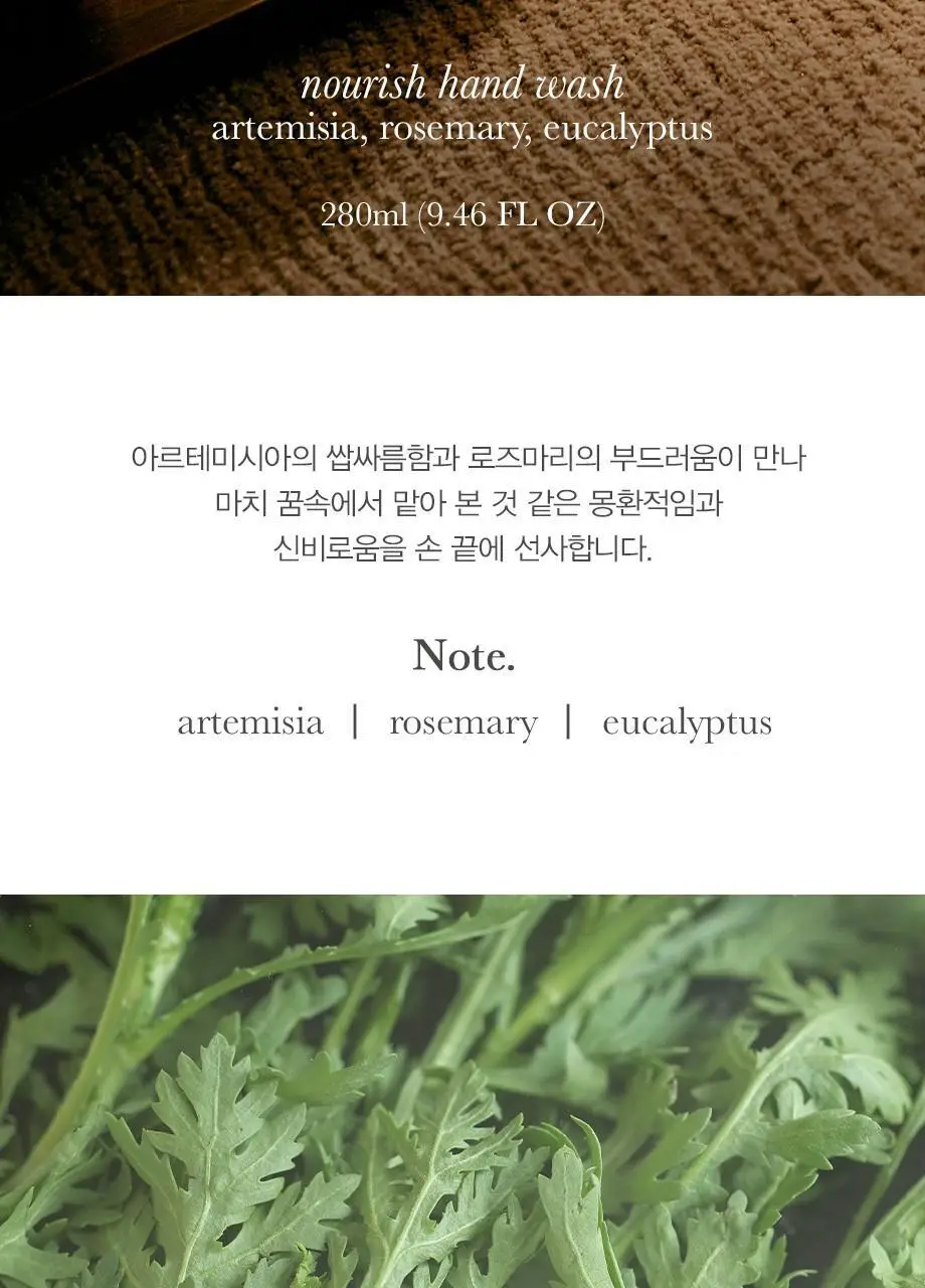 티컬렉티브 핸드워시 280ml 4종 택 1 (아르테미스/주노스/레이터/말차) 상세페이지 2