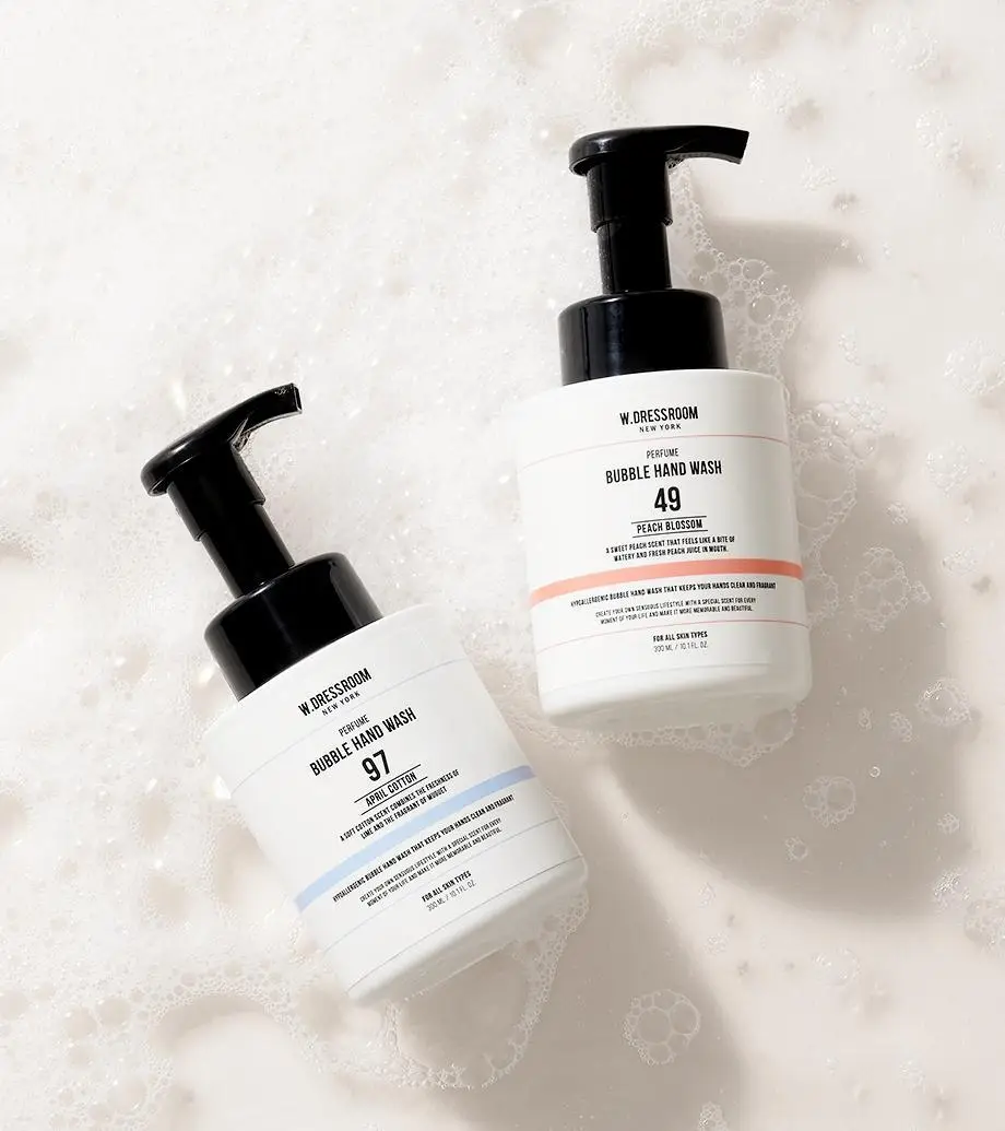 W.DRESSROOM 퍼퓸 버블 핸드워시 300ml (에이프릴코튼, 피치블러썸) 상세페이지 21