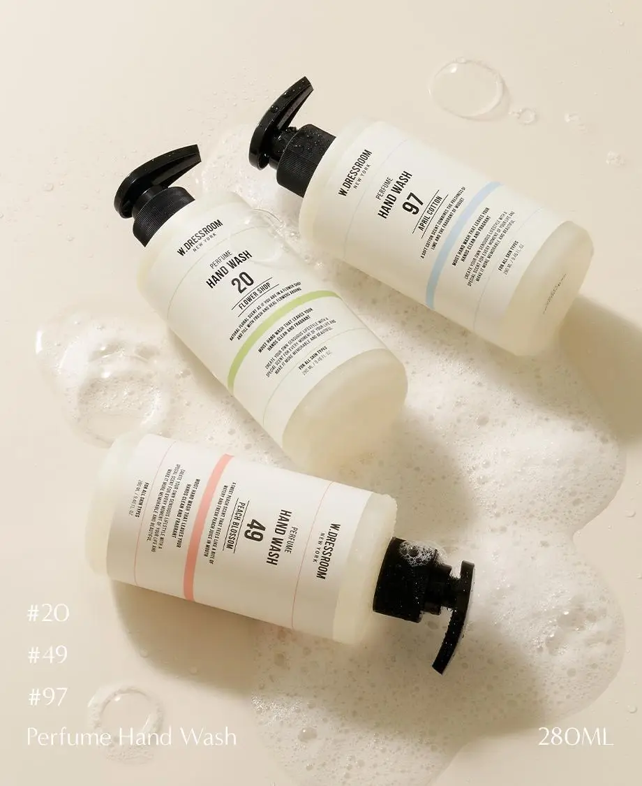 W.DRESSROOM 퍼퓸 핸드워시 280ml (에이프릴코튼, 피치블러썸, 플라워샵) 상세페이지 21