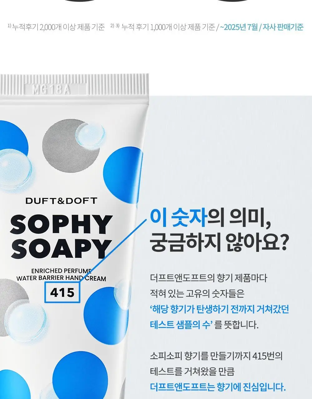 더프트앤도프트 인리치드 퍼퓸 워터베리어 핸드크림 러블리소피 50ml 더블기획 상세페이지 5