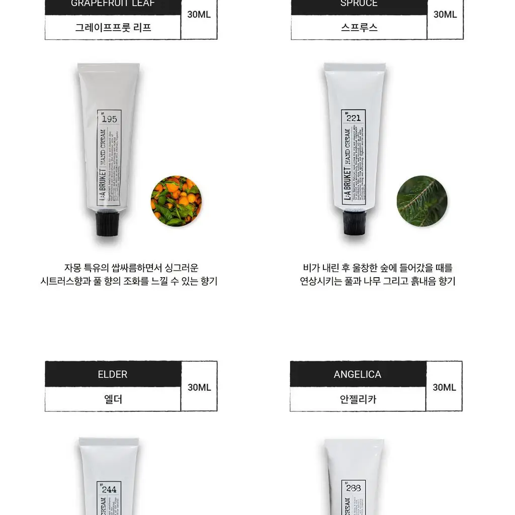 라부르켓 핸드크림 30ml 7종 택1 상세페이지 11