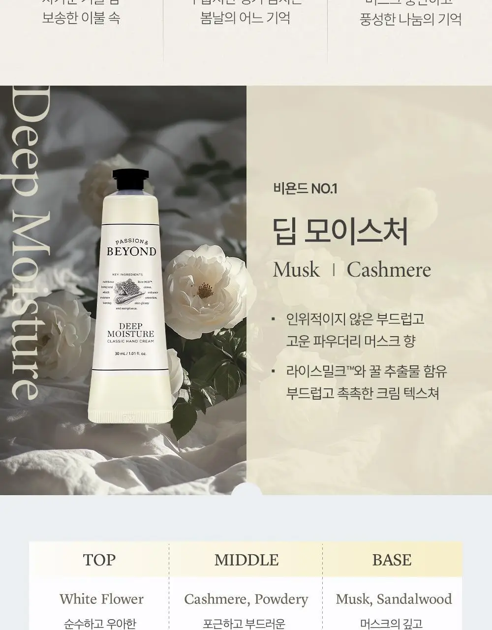 비욘드 클래식 핸드크림 30ml 3종 기프트 세트(30ml+30ml+30ml) 상세페이지 6