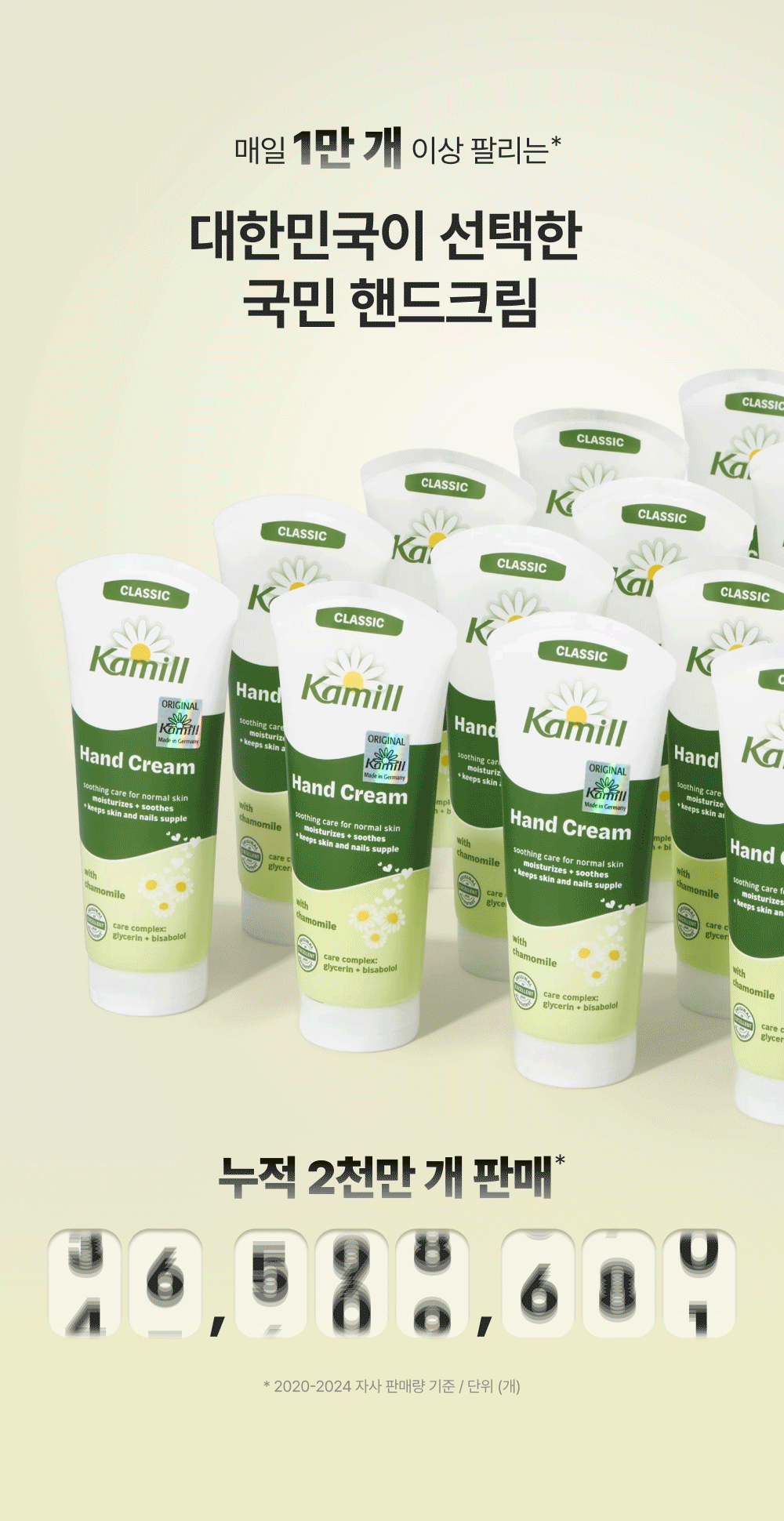 카밀 핸드크림 100ml 2입 기획 (클래식/인텐시브) 상세페이지 9