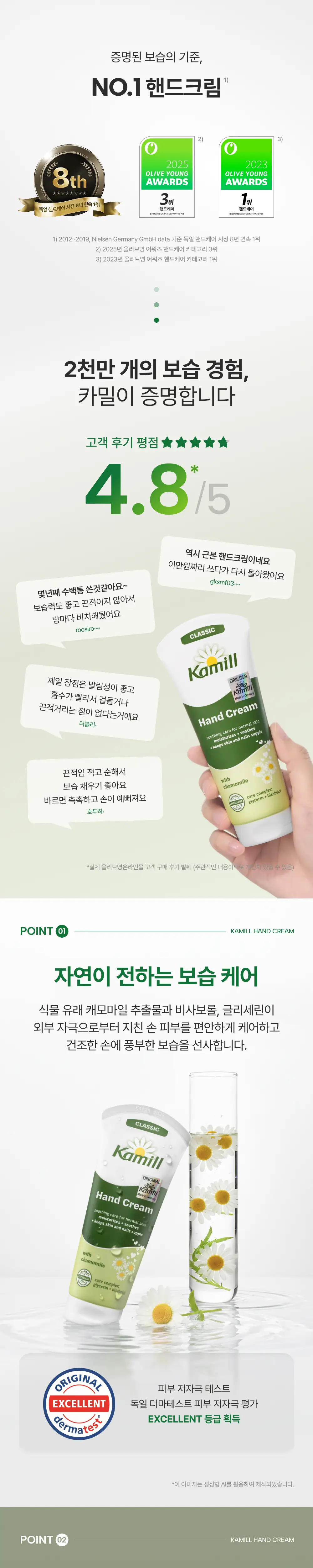 카밀 핸드크림 100ml 2입 기획 (클래식/인텐시브) 상세페이지 12