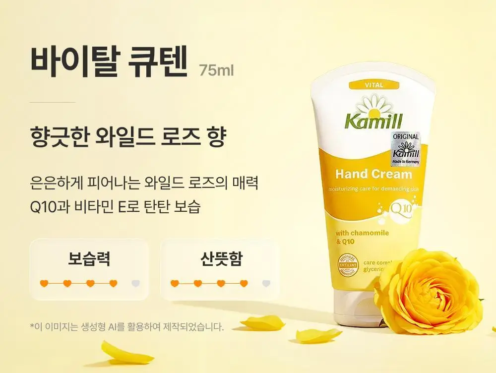 카밀 핸드크림 75~100ml 12종 택1 상세페이지 12