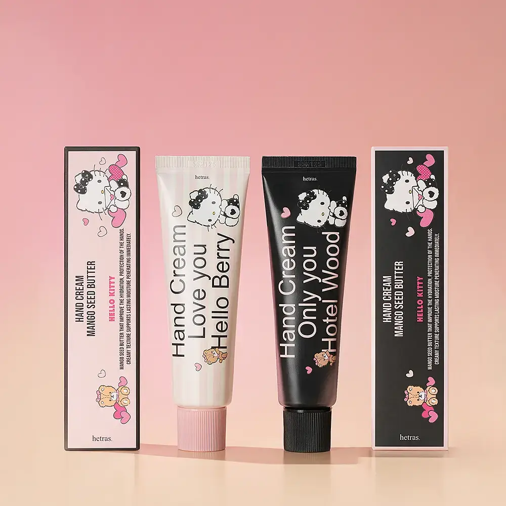 헤트라스 망고씨드버터 퍼퓸 핸드크림 50ml 헬로키티 에디션 포함 10종 택1