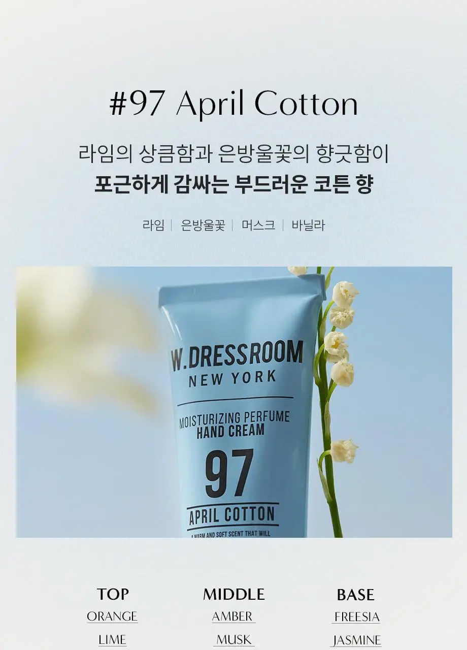 W.DRESSROOM 퍼퓸 핸드크림 50ml 6종 상세페이지 23