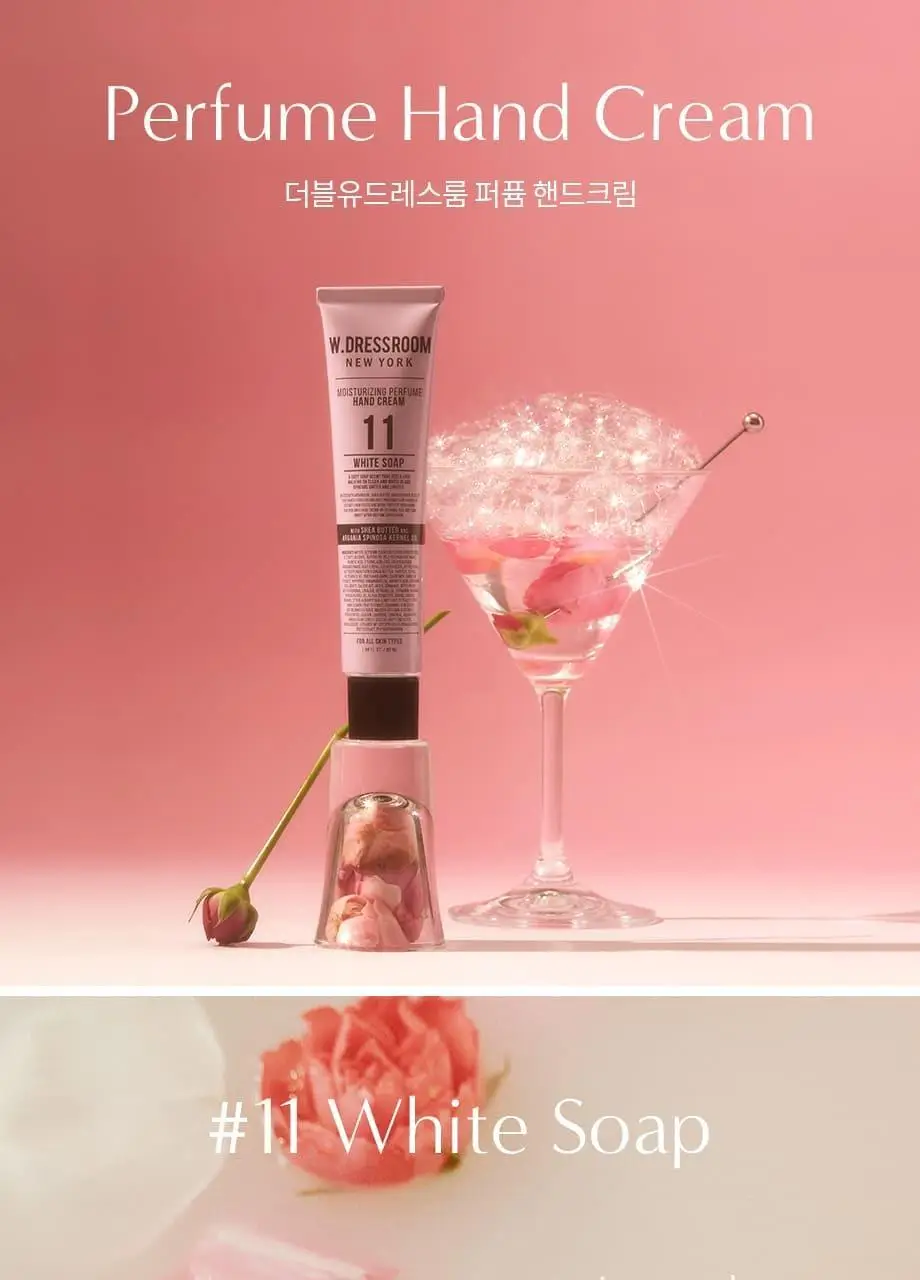W.DRESSROOM 퍼퓸 핸드크림 No.11 화이트솝 50ml 상세페이지 4