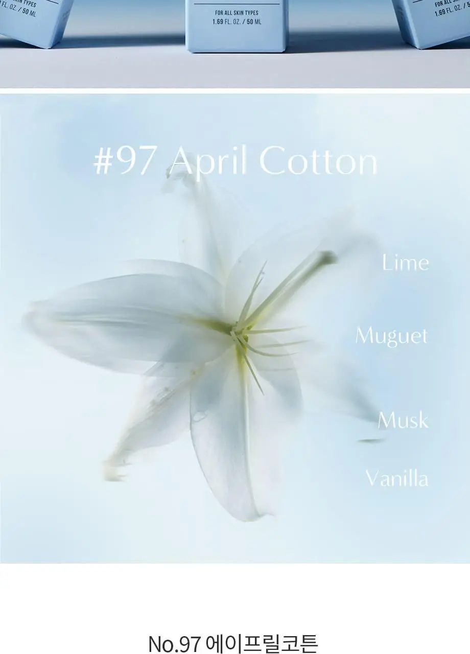W.DRESSROOM 퍼퓸 핸드크림 No.97 에이프릴코튼 50ml 상세페이지 8