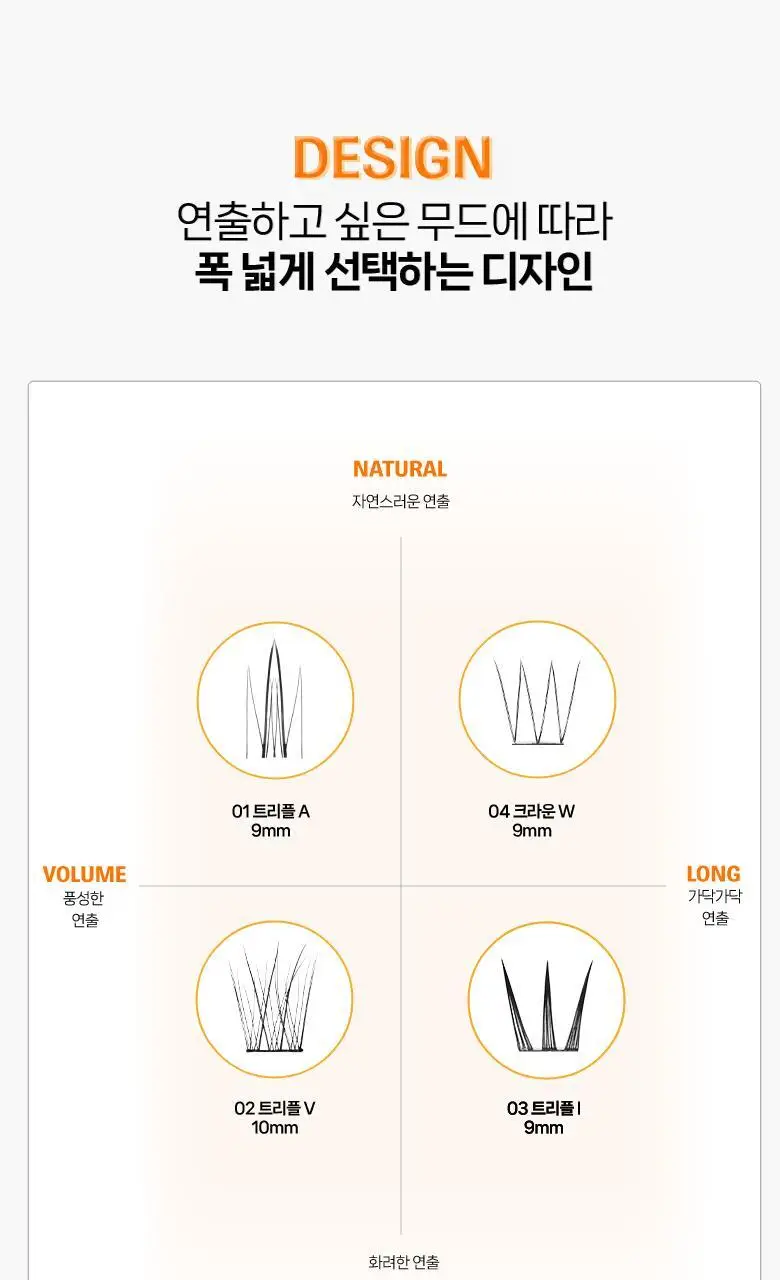 필리밀리X챠미키티 에디션 노글루 포인트 가닥 속눈썹 골라담기 택1 상세페이지 30