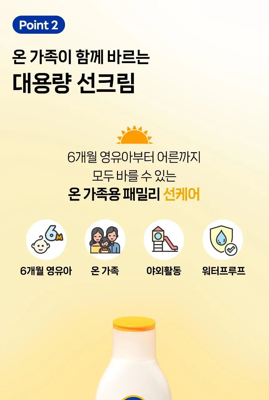 니베아 선 키즈 센서티브 프로텍트 앤 플레이 로션 200ml 상세페이지 6