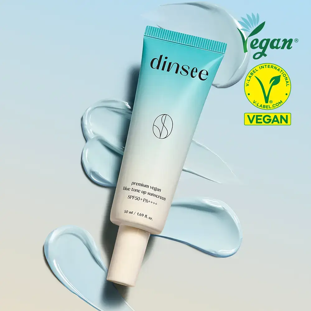 딘시 프리미엄 비건 블루 톤업 선크림 50ml+20ml 증량기획