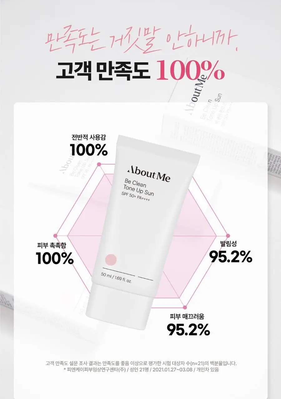 어바웃미 비 클린 톤업 선 1+1 기획(50ml+50ml) 상세페이지 28