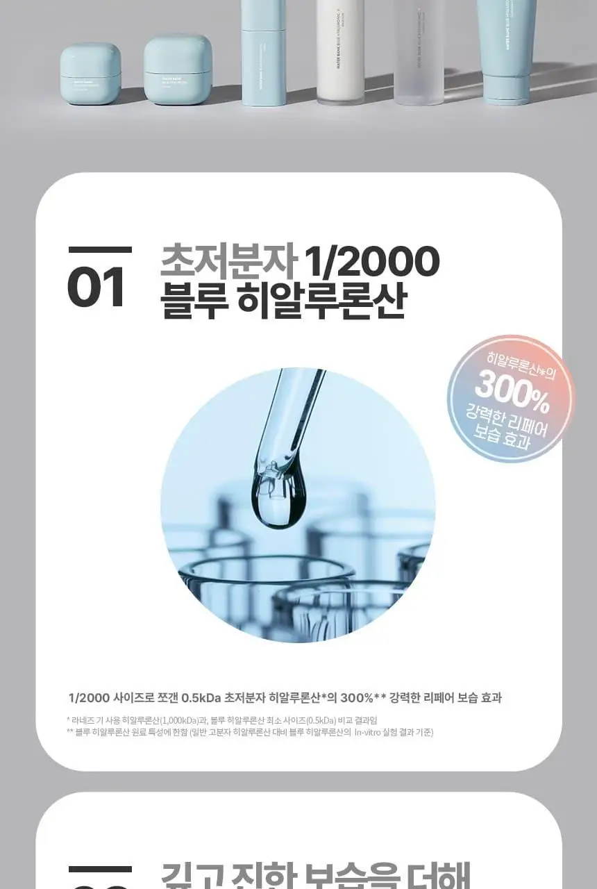 라네즈 워터뱅크 블루히알루로닉 에멀젼(중건성) 120ml 상세페이지 7