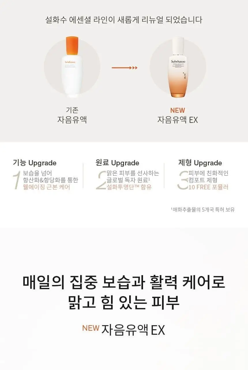 설화수 자음유액EX 125ml 상세페이지 3
