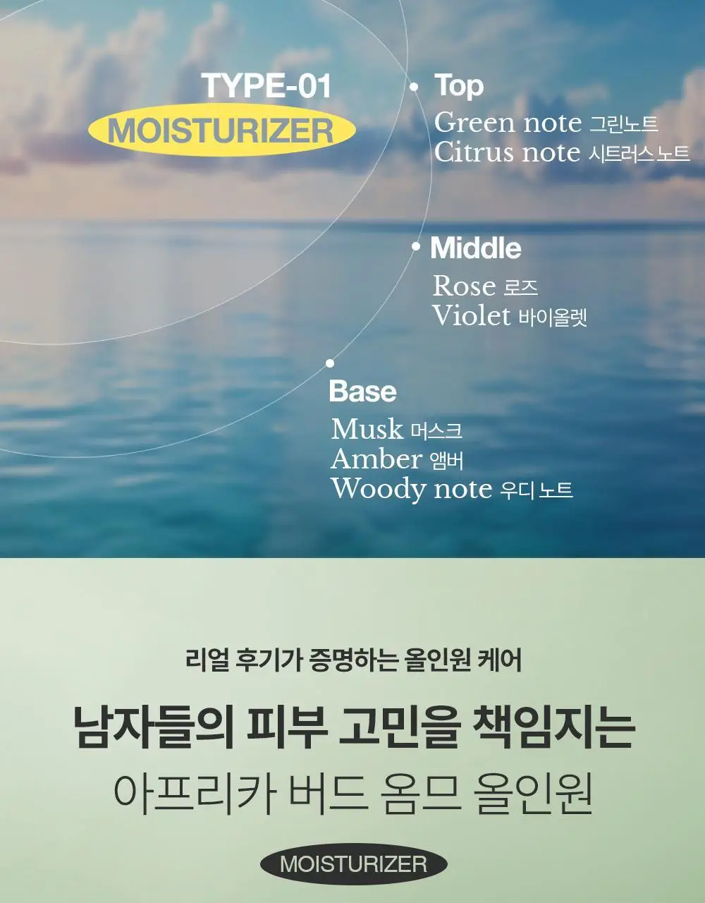네이처리퍼블릭 아프리카 버드 옴므 올인원 모이스처라이저 150ml 상세페이지 8