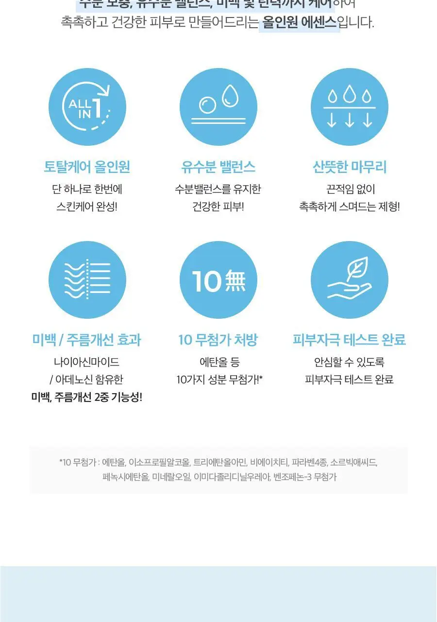 비욘드 엔젤아쿠아 포맨 올인원 에센스 더블기획 (200mlX2입)(비건) 상세페이지 3