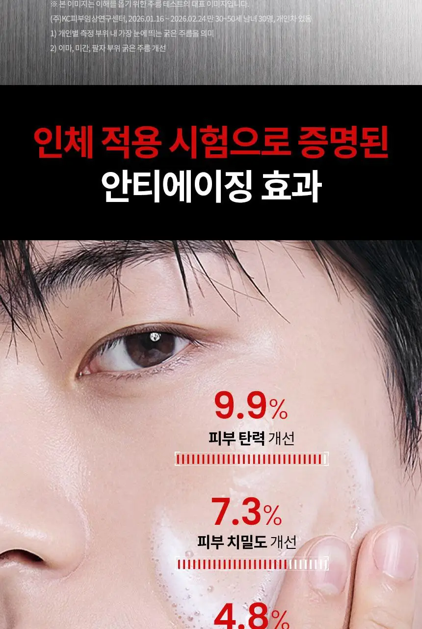 AHC 프로샷 온리포맨 안티에이징 버블 올인원 에센스 100ml 상세페이지 10