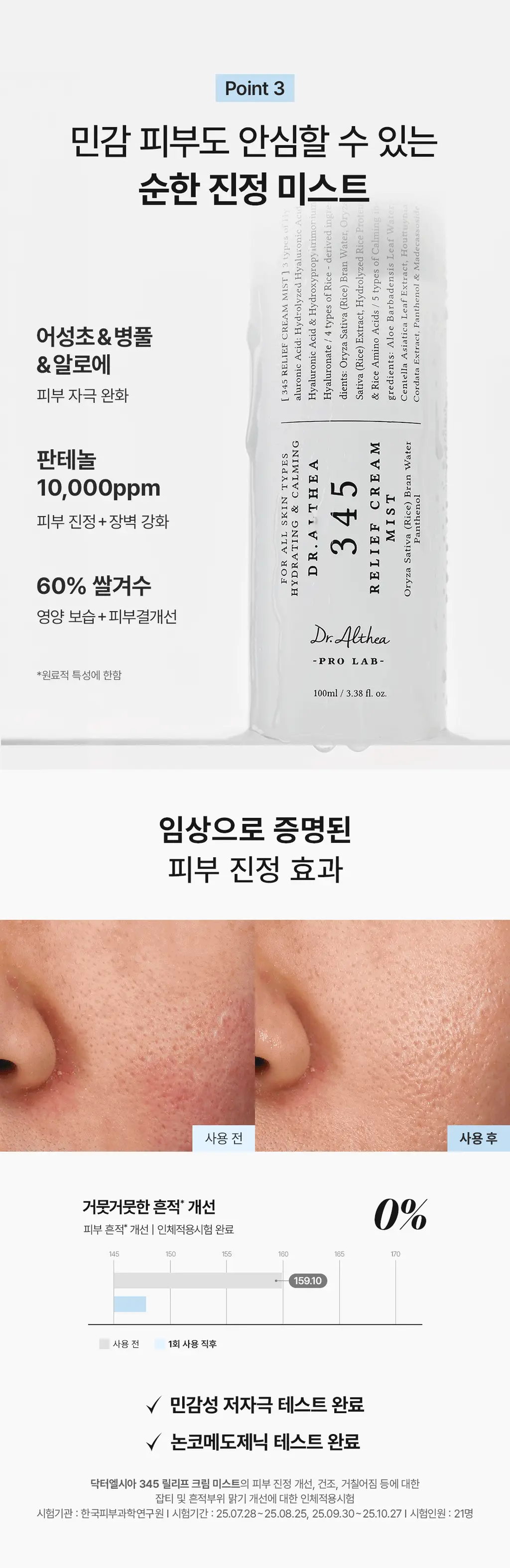 닥터엘시아 345 릴리프 크림 미스트 100ml 기획 (+60ml) 상세페이지 12