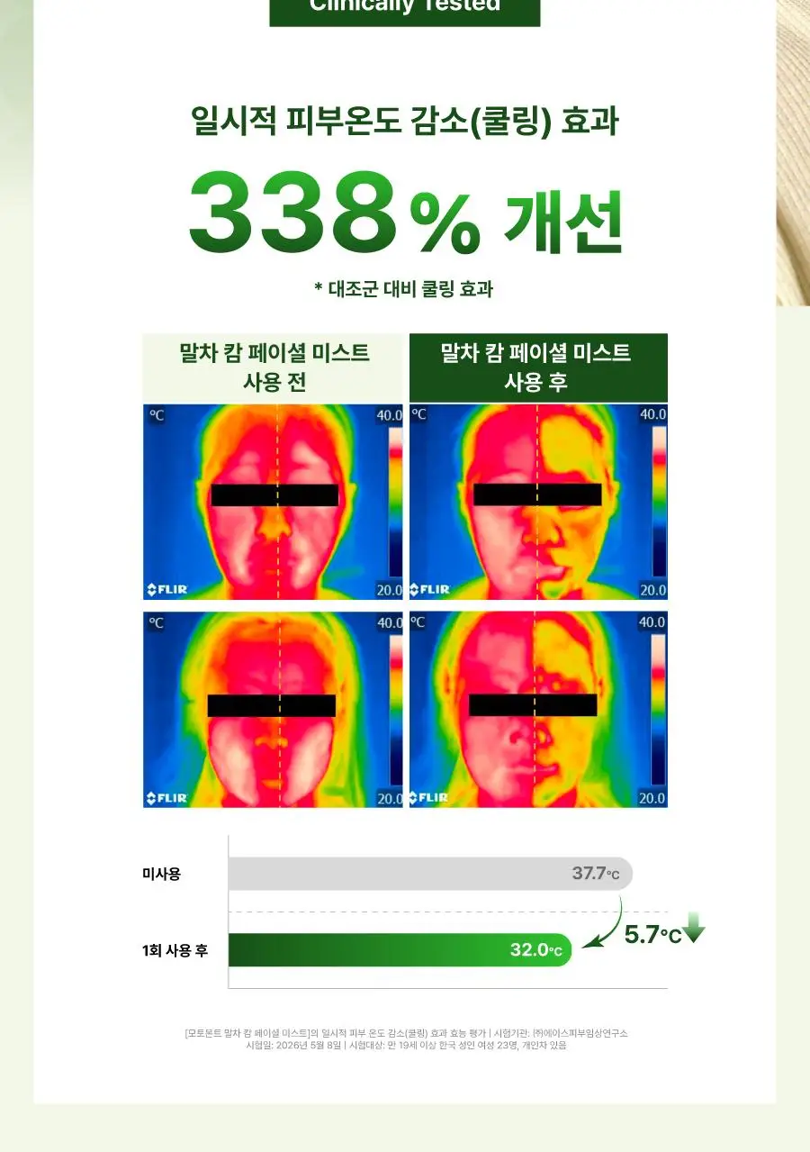 모토몬트 말차 캄 페이셜 미스트 100ml 상세페이지 15