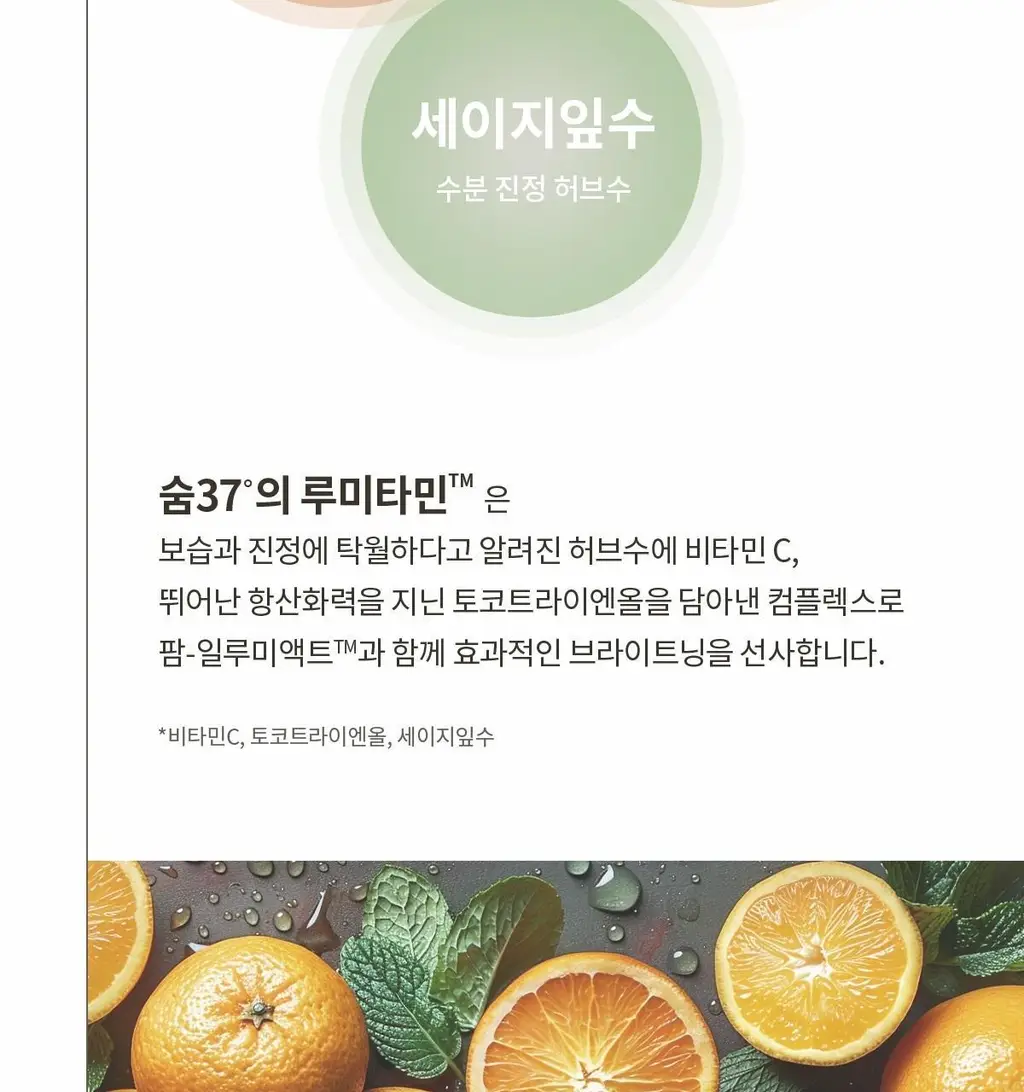 숨37 타임 에너지 브라이트 기초 2종 기획 상세페이지 14