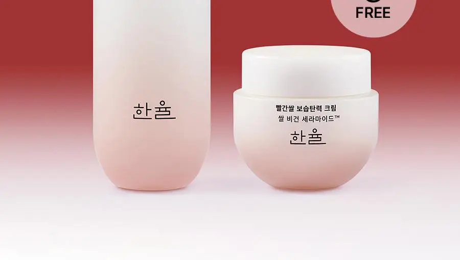 한율 빨간쌀 보습탄력 에센스크림 2종 세트 (에센스 150ml+크림 55ml) 상세페이지 3