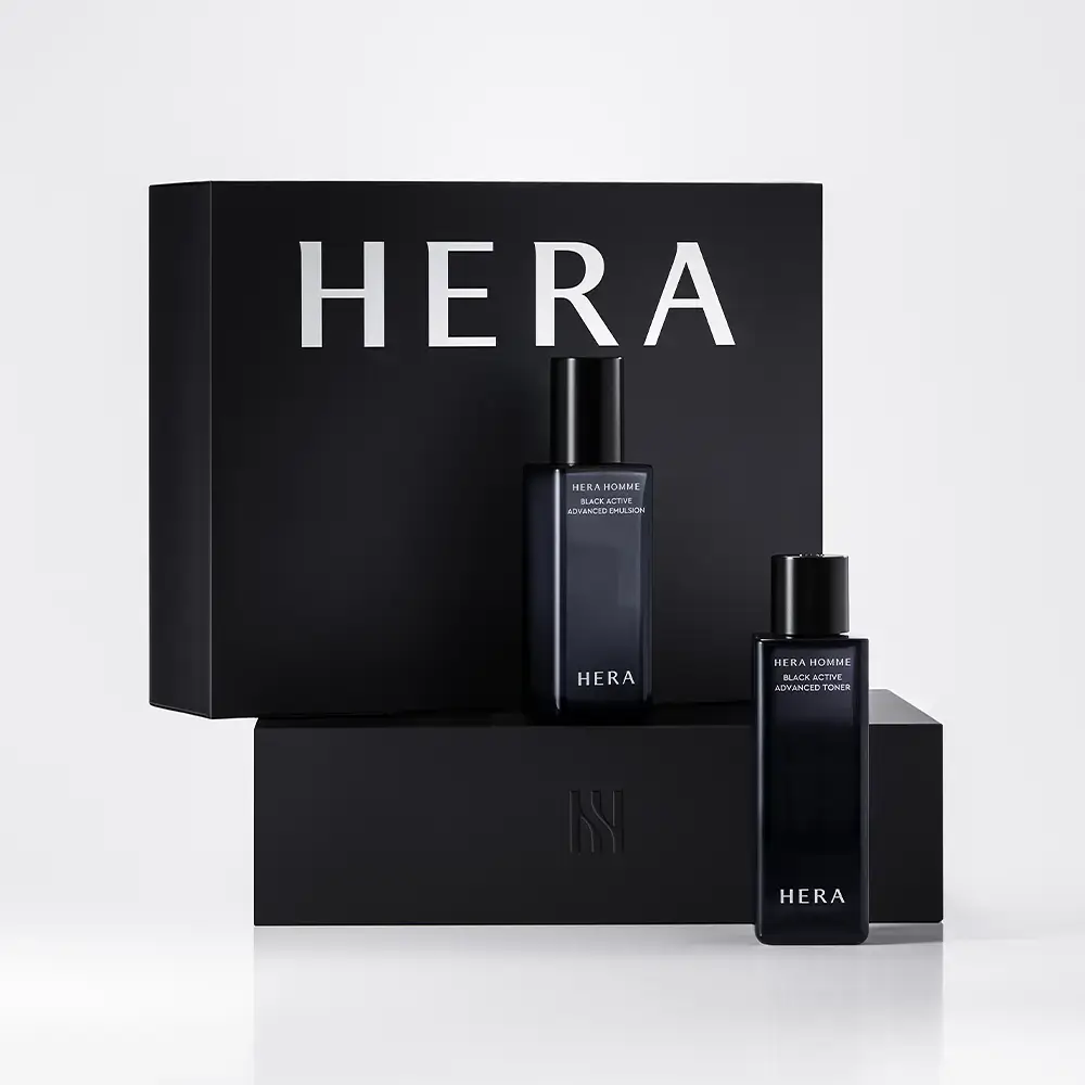 헤라 옴므 블랙 액티브 세트 2종(토너 125ml+에멀전 110ml)