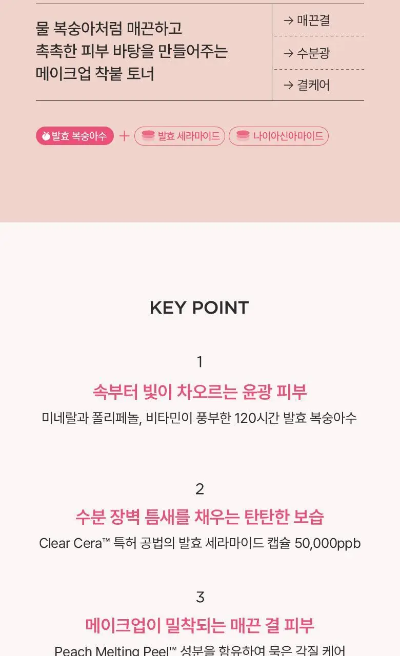 아누아 복숭아 나이아신아마이드 에센스 토너 250mL 상세페이지 12
