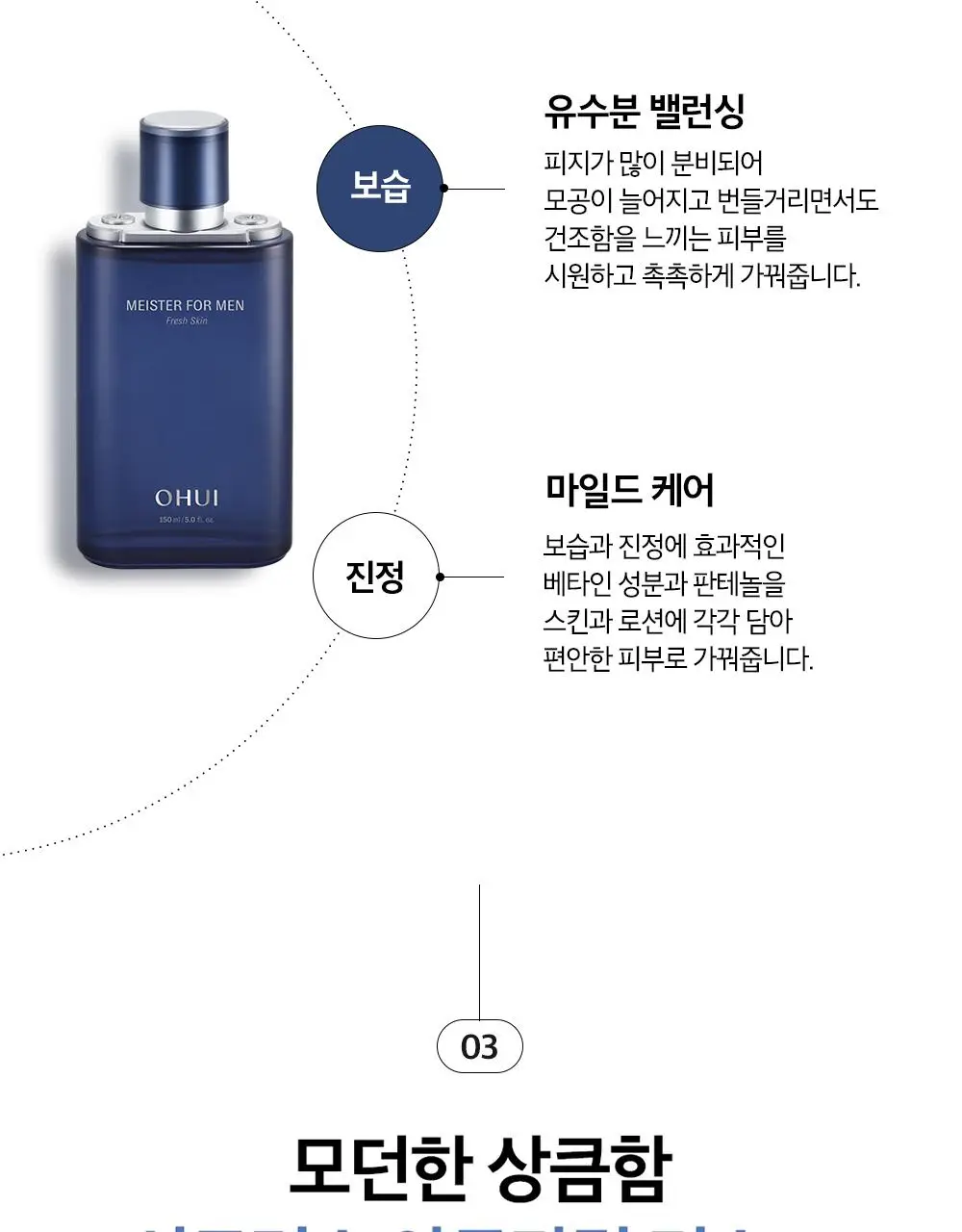 오휘 마이스터 포맨 프레쉬 스킨 150ml 상세페이지 9