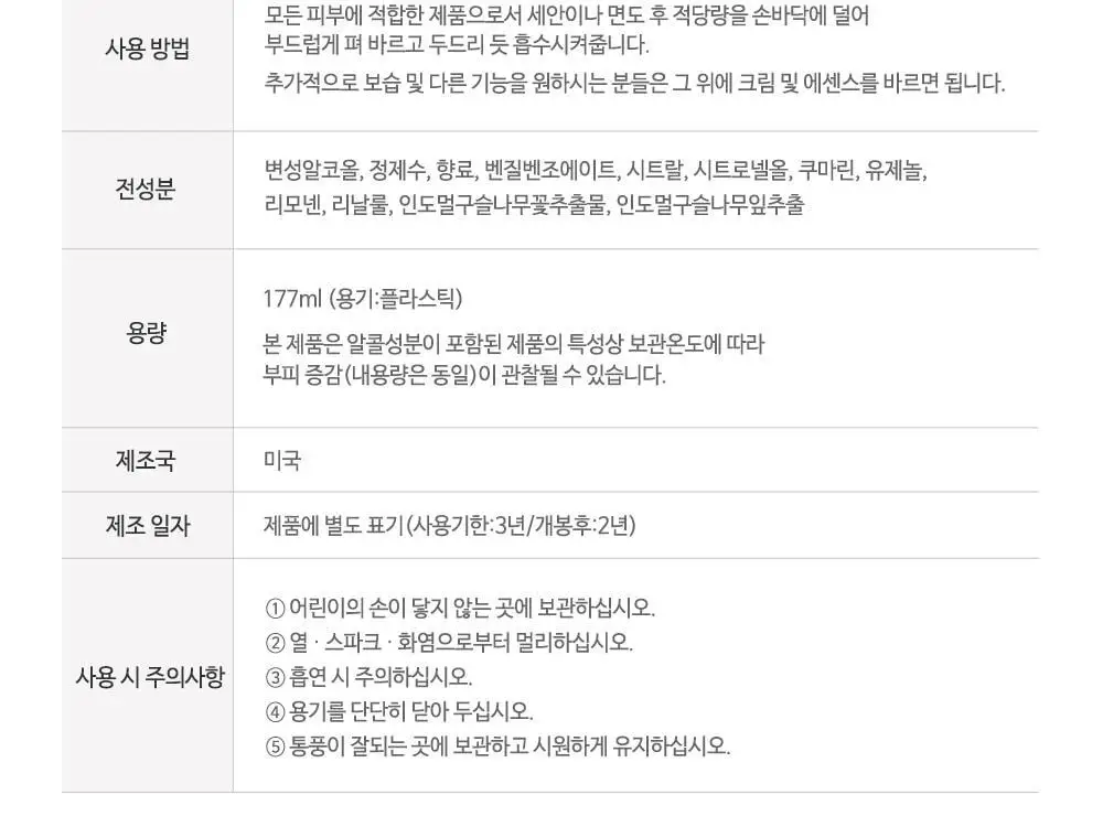 클럽맨리저브 젠트진 에프터쉐이브 177ml 상세페이지 5