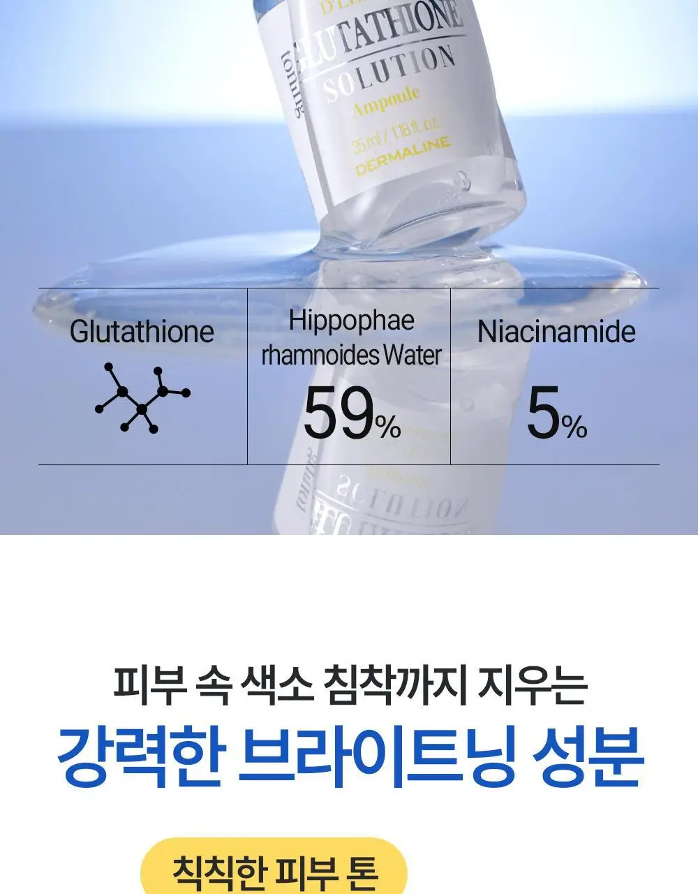 더마라인 디렉소 글루타치온 토닝 솔루션 앰플 35ml 상세페이지 15
