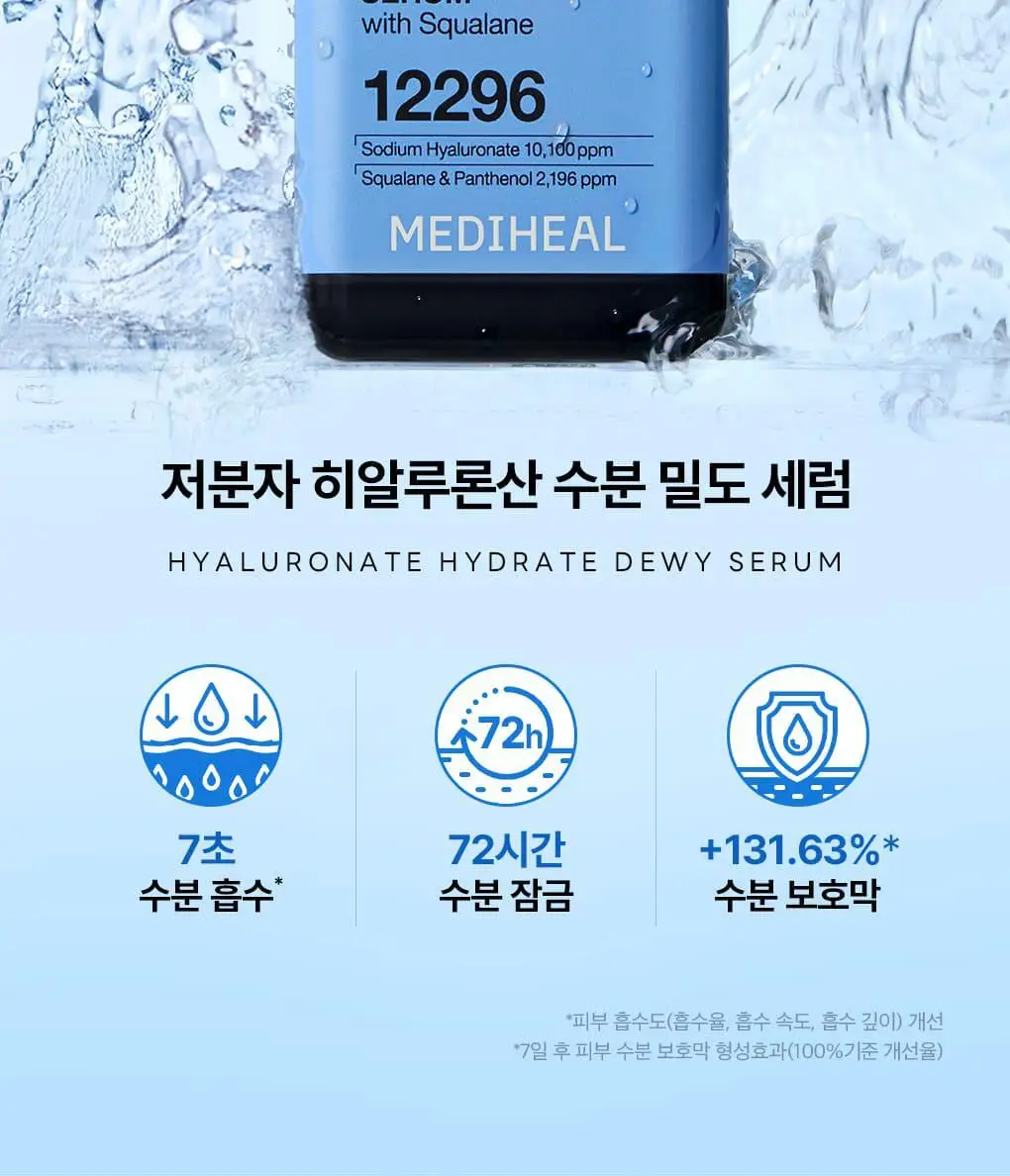 메디힐 저분자 히알루론산 수분 밀도 세럼 40ml 상세페이지 2