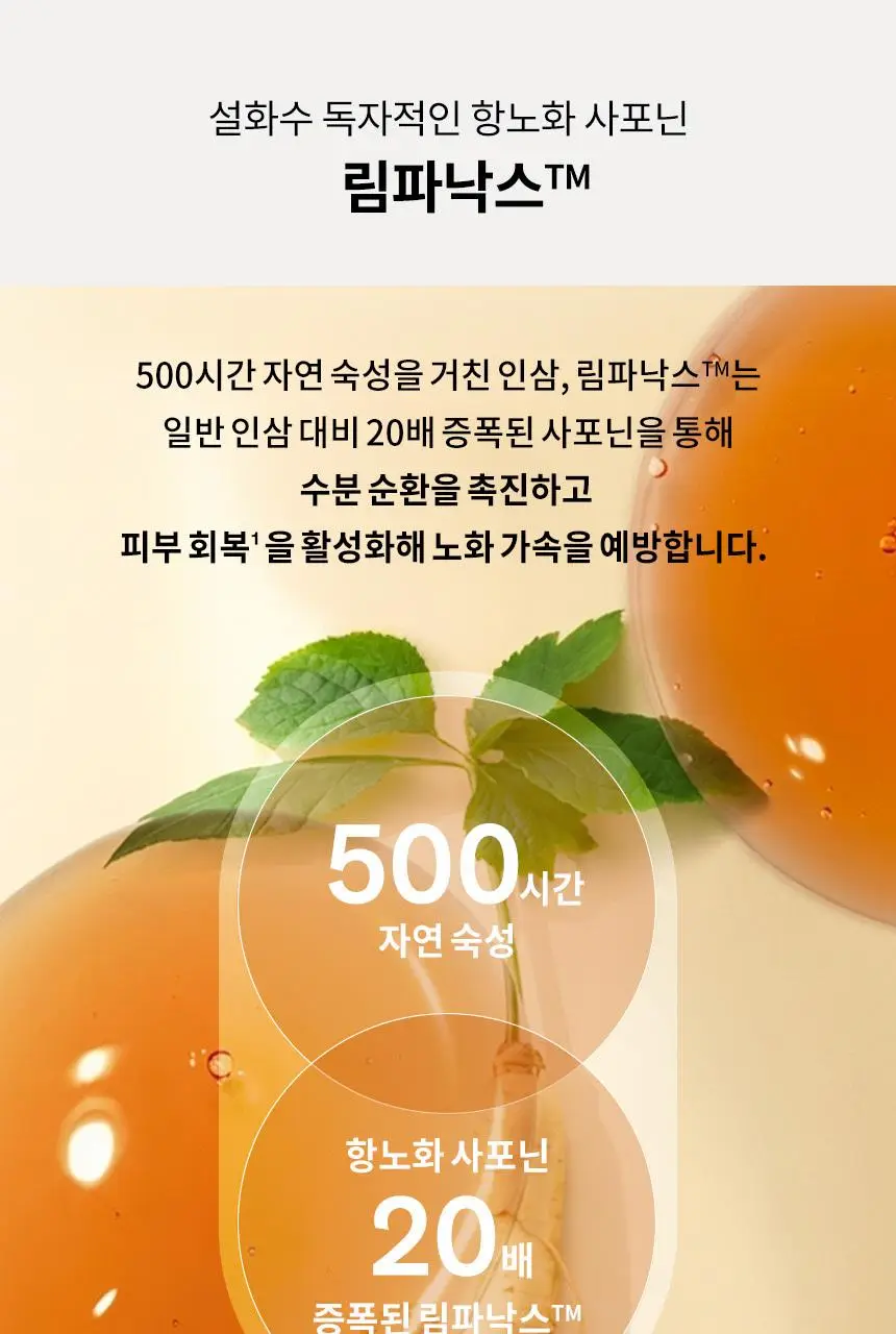 설화수 윤조에센스 단품/기획 상세페이지 10