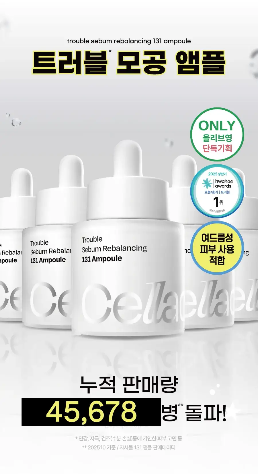 셀라딕스 세범 리밸런싱 RX 131 앰플 30ml 기획 (+미니언즈 키링) (미니언즈 콜라보) 상세페이지 8