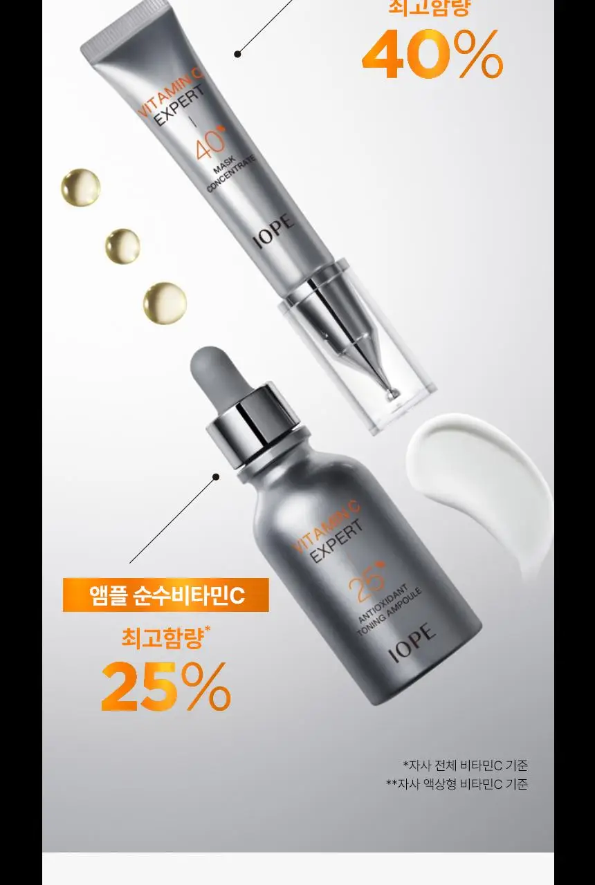아이오페 비타민C 엑스퍼트 25% 항산화 토닝 앰플 23ml 기획 (+ 크림 6g) (2026) 상세페이지 14