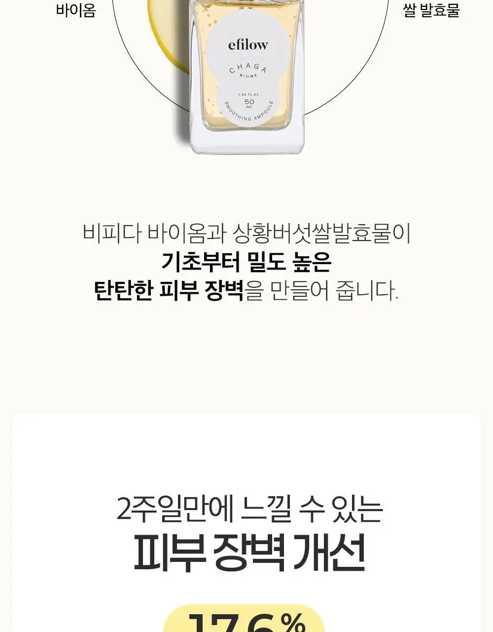 에필로우 차가버섯 비피다 바이옴 매끈결 모공 앰플 50ml 상세페이지 40