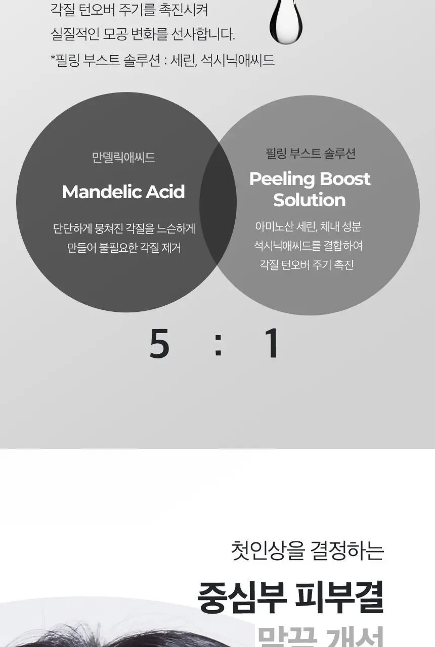 차앤박(CNP) 더마앤서 안티포어 액티브 필 AHA앰플 50ml 상세페이지 7