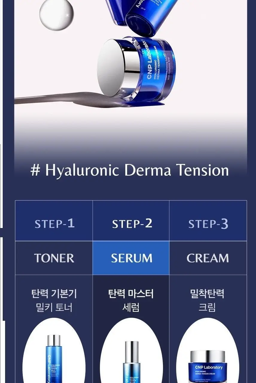 차앤박(CNP) 히알루로닉 더마텐션 세럼 더블용량 기획(30ml+15ml*2EA) 상세페이지 13
