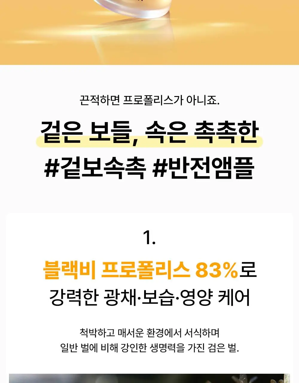 코스알엑스 풀핏 프로폴리스 라이트 앰플 40ml 1+1 기획 상세페이지 3