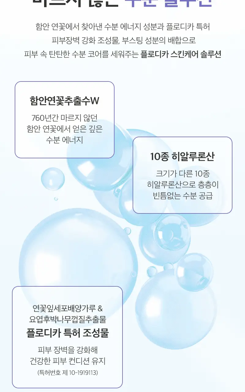 플로디카 인투더 워터홀 앰플 50ml 상세페이지 4