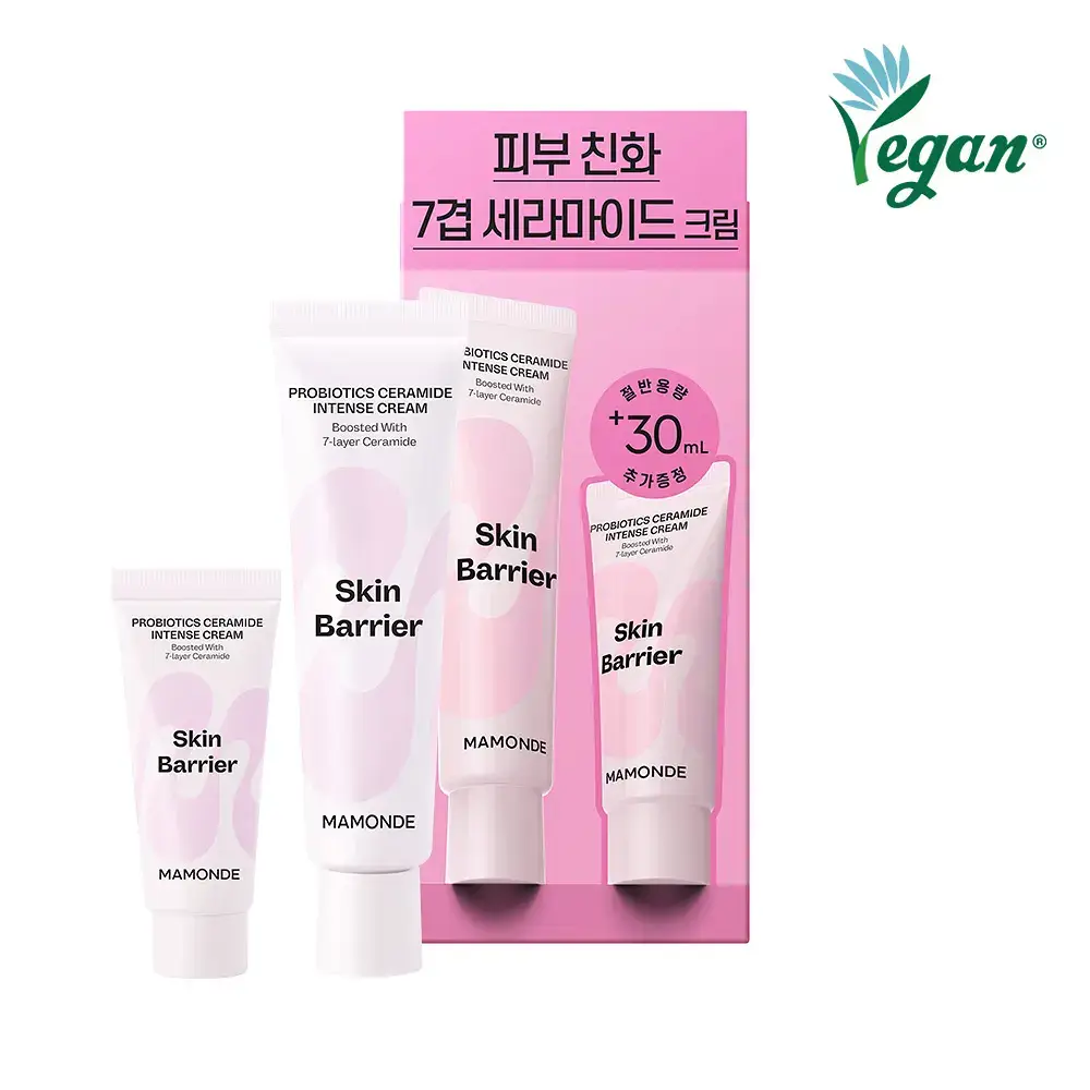 마몽드 프로바이오틱스 세라마이드 인텐스 크림 60ml 기획 (+30ml)
