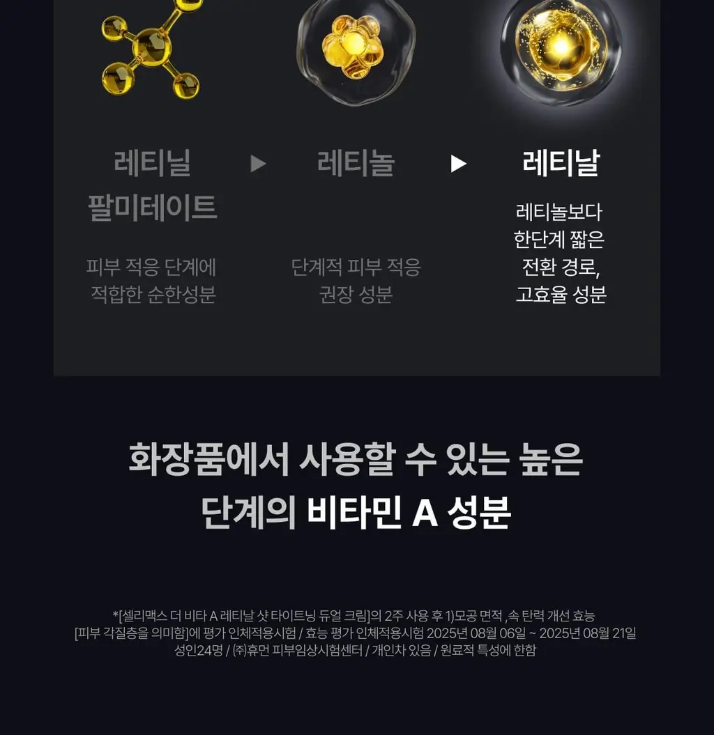 셀리맥스 더 비타 A 레티날 샷 타이트닝 듀얼 크림 50ml 상세페이지 22