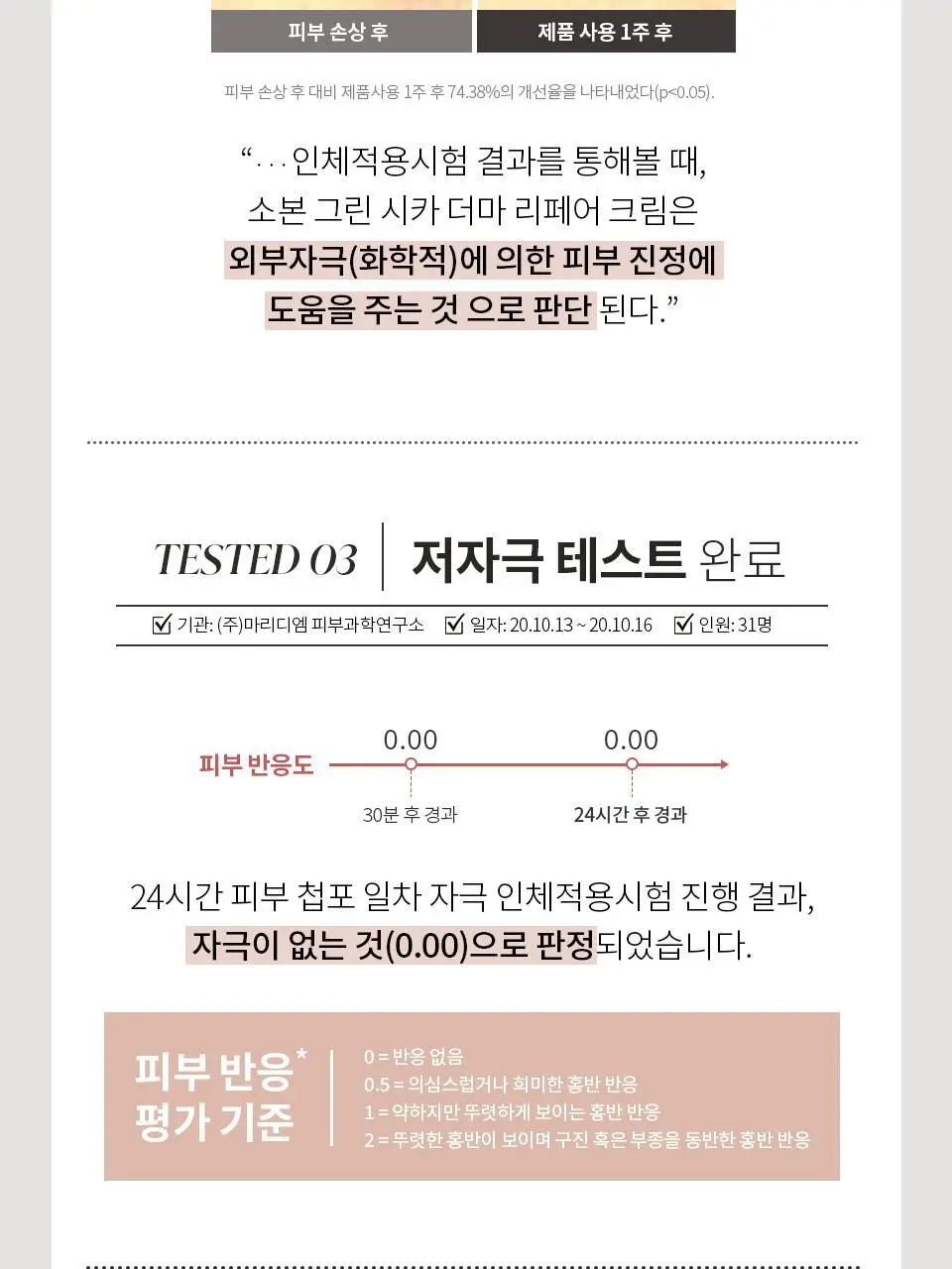 소본 그린 시카 더마 리페어 크림 40ml 상세페이지 16
