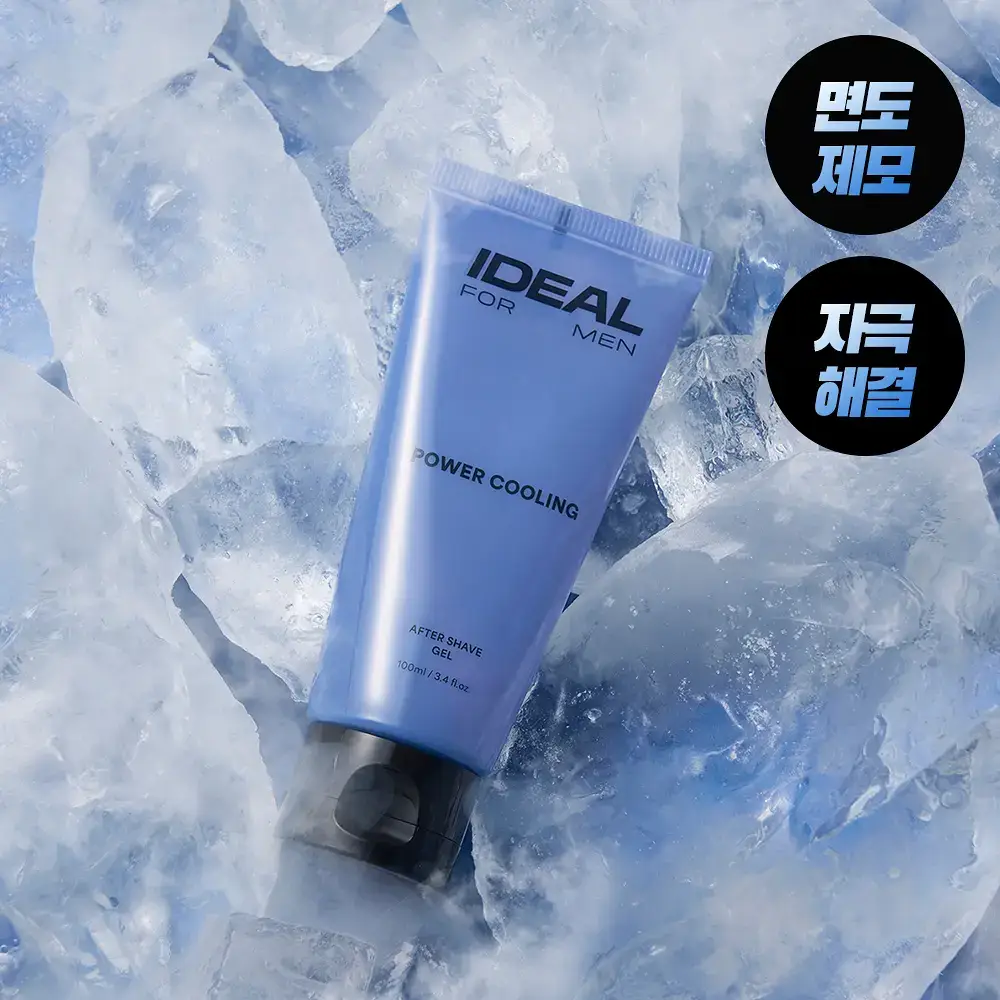 아이디얼포맨 파워쿨링 애프터쉐이브 겔 100mL