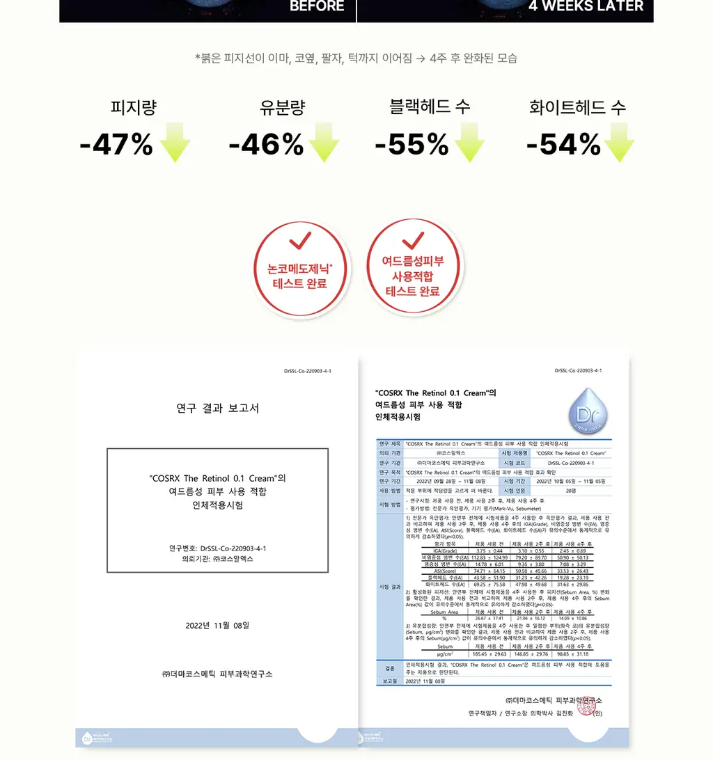 코스알엑스 더 레티놀 0.1 크림 20ml 상세페이지 13