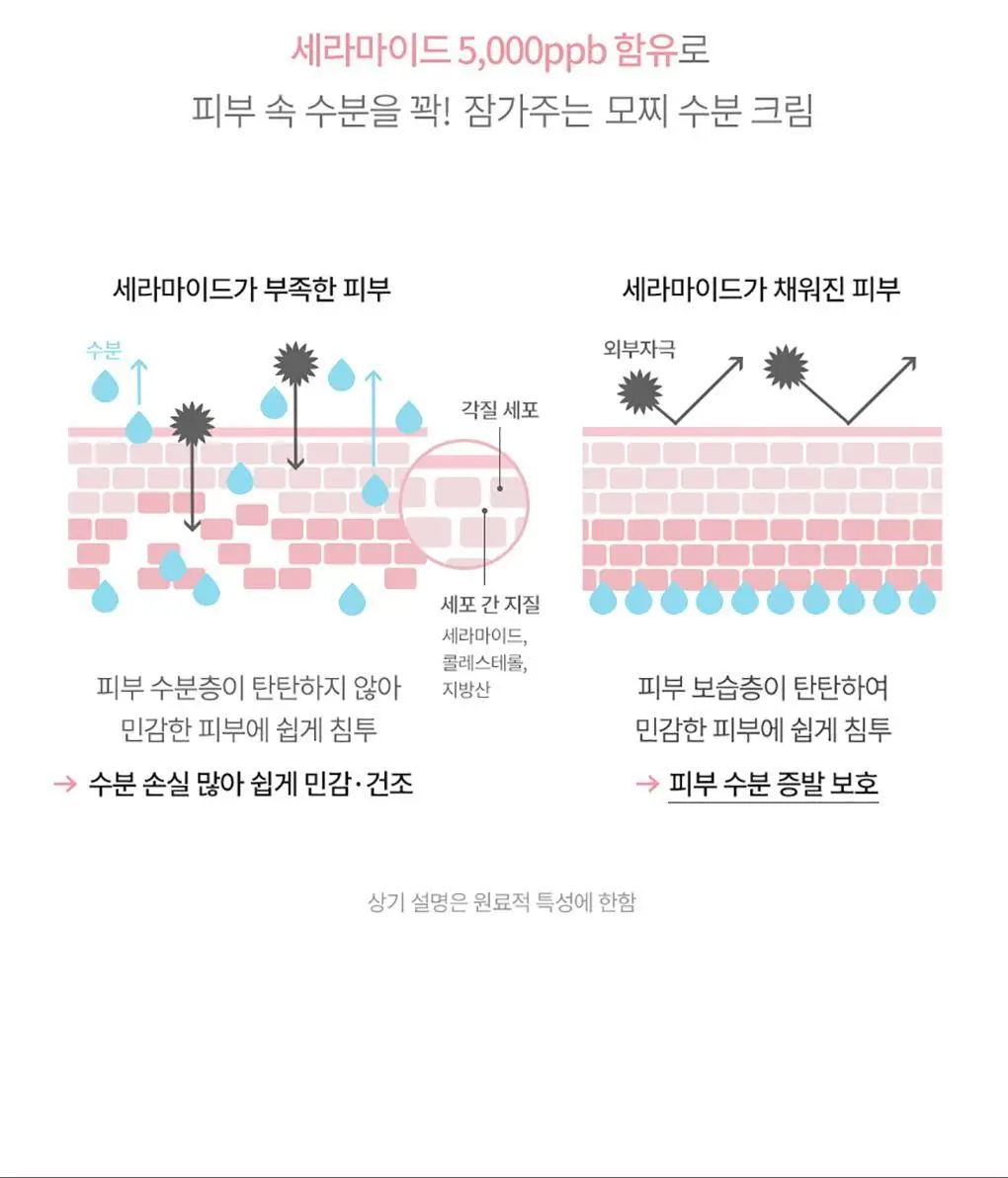 토니모리 원더 세라마이드 모찌 수분 크림 300ml 상세페이지 4