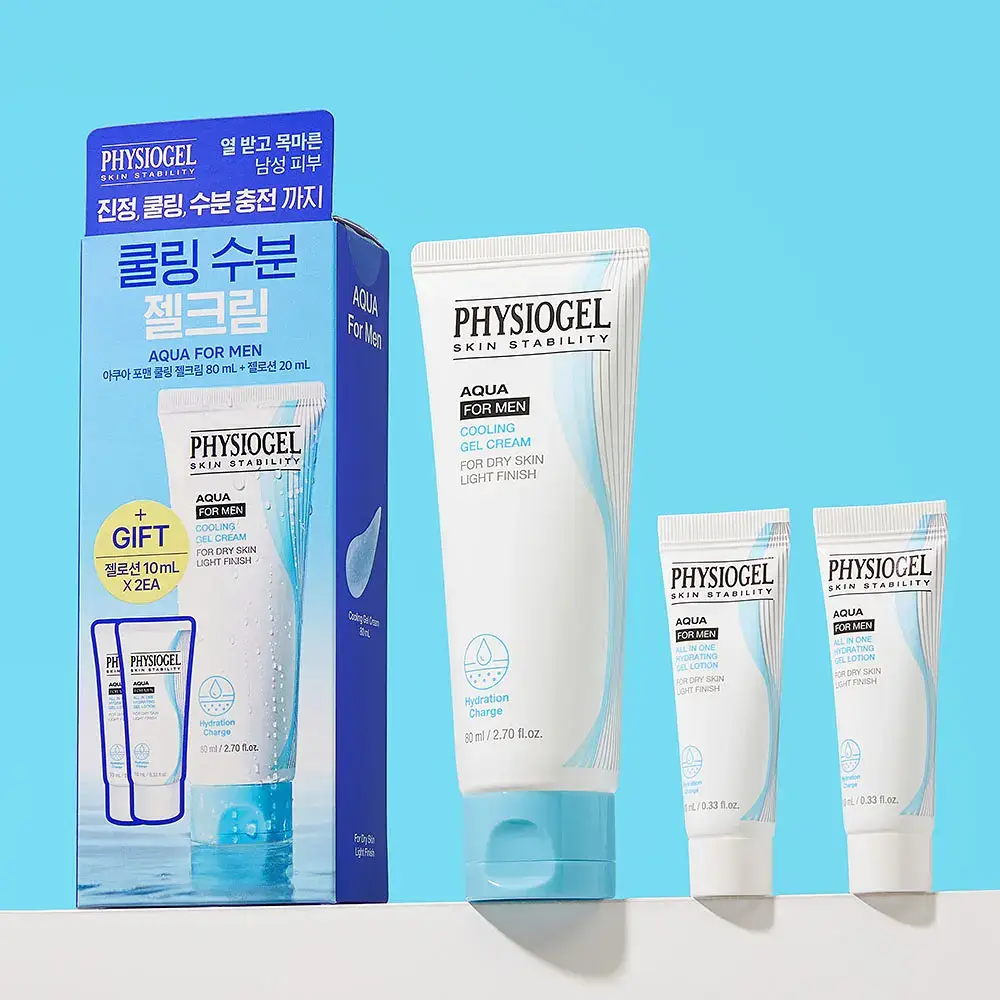 피지오겔 아쿠아 포맨 쿨링 젤 크림 80ml 2종 택1(단품/기획)