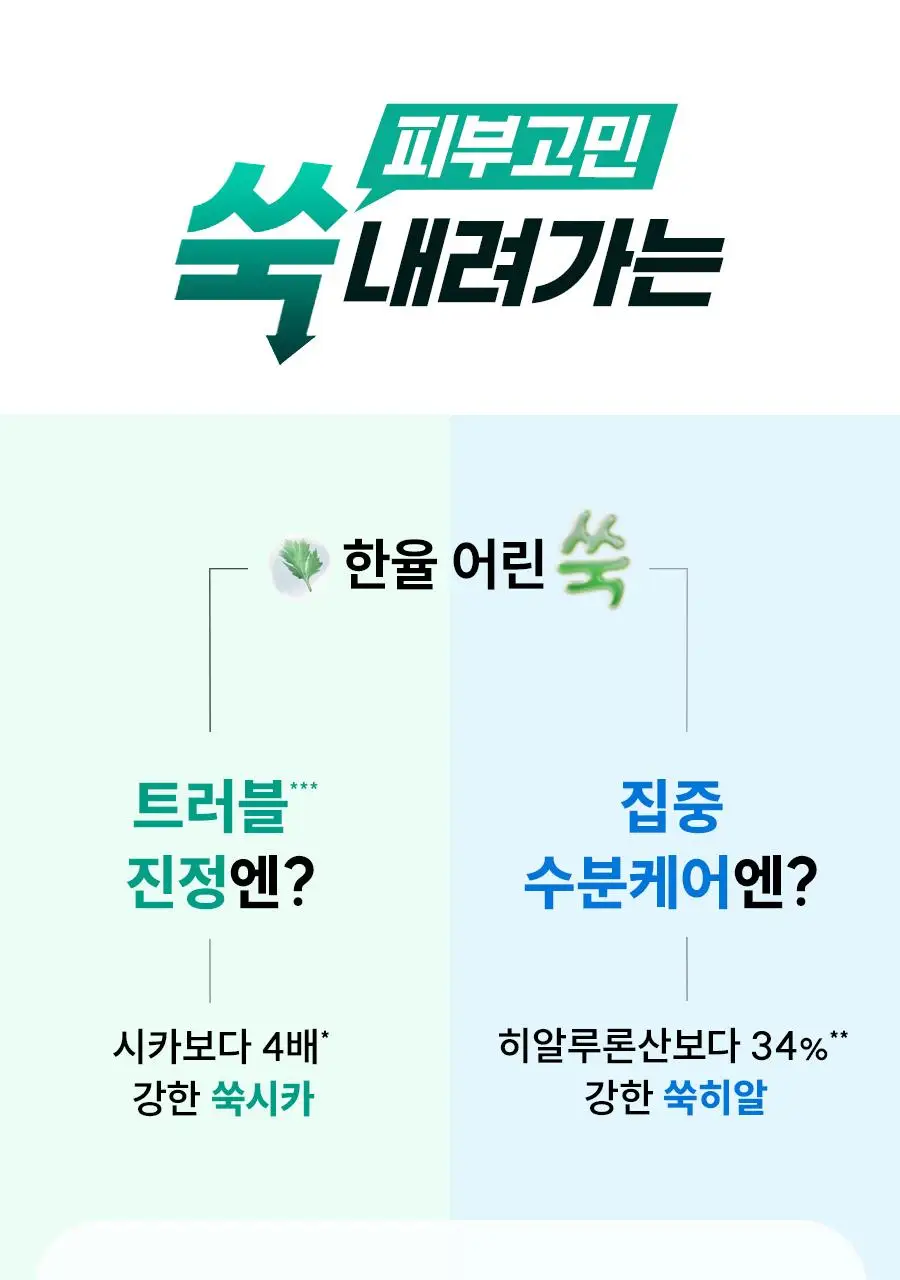 한율 어린쑥 수분진정 크림 55ml 기획 (+25ml+랩핑시트팩 1매) 상세페이지 45